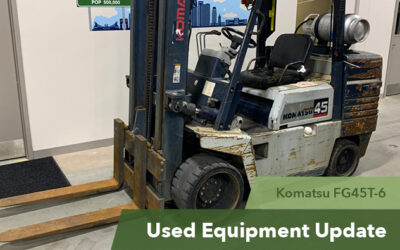 Used Equipment Update :: Komatsu FG45T-6 Forklift