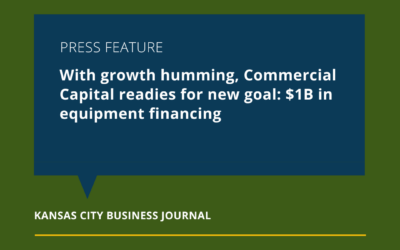 With growth humming, Commercial Capital readies for new goal: $1B in equipment financing