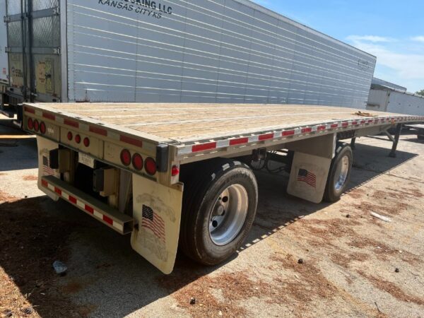 Web-2015 Reitnouer 48' Aluminum Flatbed Trailer-VIN2381-8