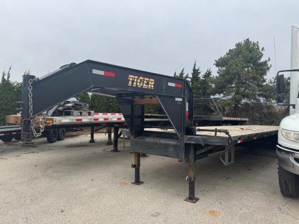 2020 Tiger Gooseneck Flatbed Trailer-.1