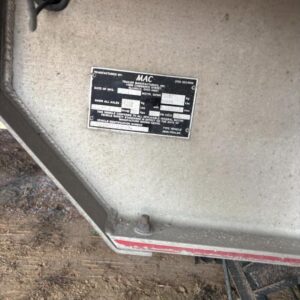2012 Mac Dump Trailer VIN2478-2