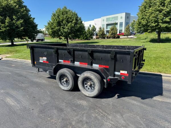 2023 Top Hat 77x12' BP Dump Trailer (12' Box)-1