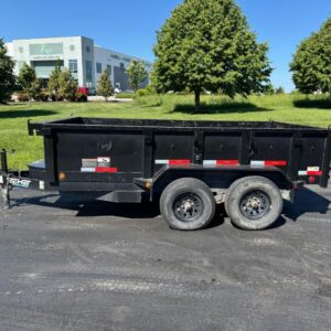 2023 Top Hat 77x12' BP Dump Trailer (12' Box)-2