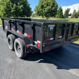 2023 Top Hat 77x12' BP Dump Trailer (12' Box)-4