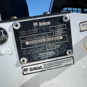 2021 Bobcat T66 Compact Track Loader VIN5442-3