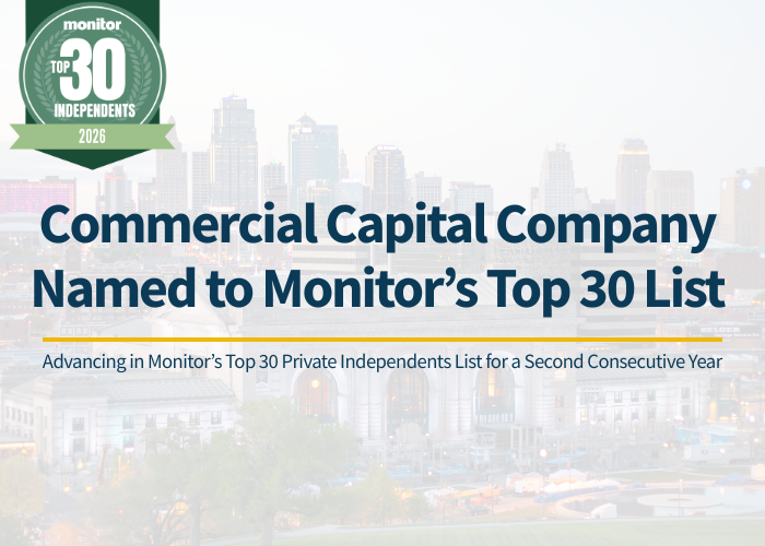 Commercial Capital Continues to Lead Among Private Independents