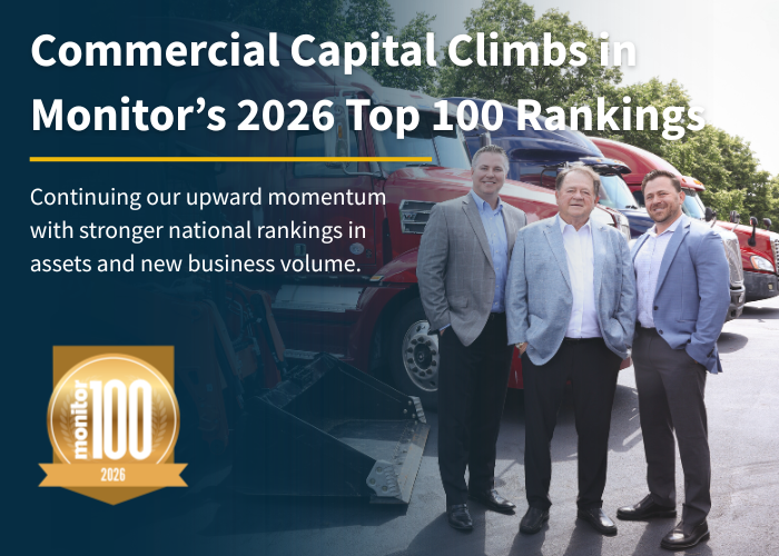 Commercial Capital Company Climbs in Monitor’s 2026 Top 100 Rankings